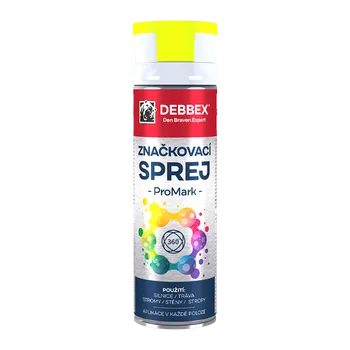 Barva ve spreji Den Braven Značkovací sprej PROMARK 500 ml dóza žlutá