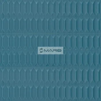 Obklad Ragno Lucida Obklad 30 x 90 cm, rektifikovaný, 3D Roof Ocean, lesklý, RCRE