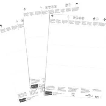 Kartotéka zásuvný štítek (š x v) 210 mm x 74 mm 60 ks