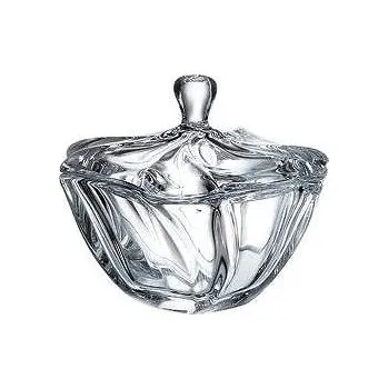 Bohemia Crystal Dóza s víčkem Neptune 130mm