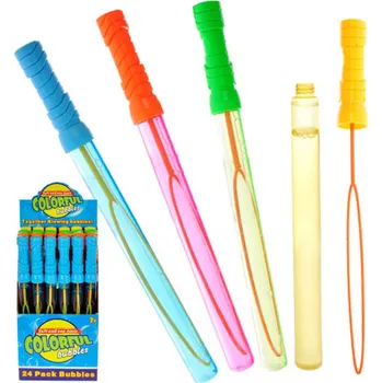 Bublifuk HRAČKY Bublifuk hůlka 120ml 37cm dětský bublifukovač meč 4 barvy