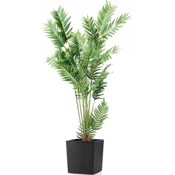 PLASTOVÝ KVĚTINÁČ FLORE RIFLO 30X30 CM ČERNÁ