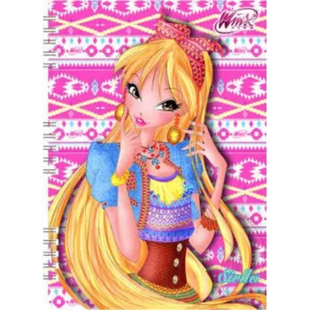 Blok AKIM Zápisník A5 WinX Club 120 stran kroužková vazba