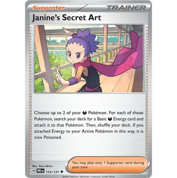 Karetní hra Pokémon TCG Janine´s Secret Art 112/131