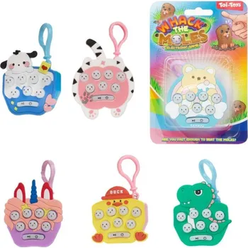 Dřevěná hračka Teddies Zvířátko se světlem se zvukem - postřehová, paměťová hra