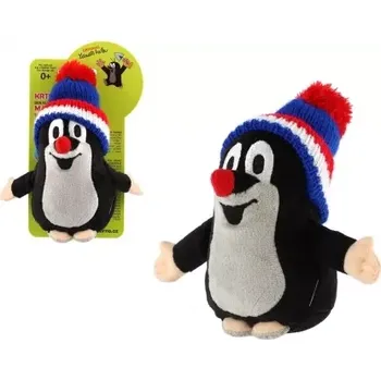 plyšák Krteček plyšák s kulichem 15 cm