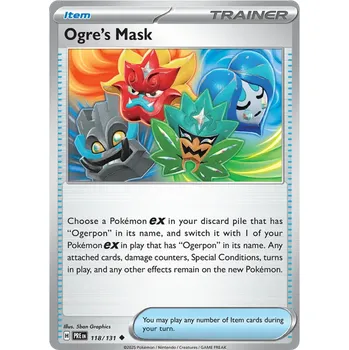 Sběratelská karetní hra Pokémon TCG Ogre's Mask 118/131