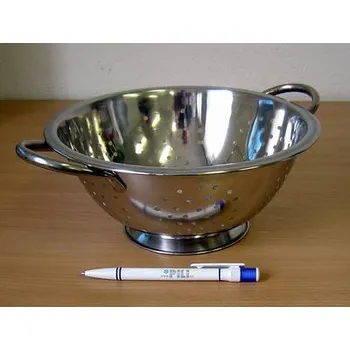 Cedník mísa 2 ucha nerez d=24 cm