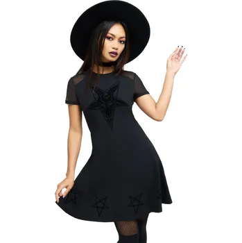 Dámské šaty šaty dámské KILLSTAR - Mephistar - Black - 3XL