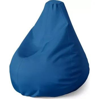 Sedací pytel Sedací vak Pear Námořní modrá - Sablio - 70 x 95 x 15 cm