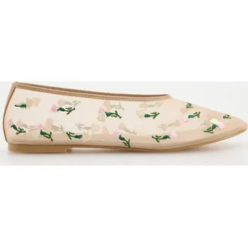 Dámská obuv Reserved - Síťované baleríny s výšivkou - vícebarevná - 143CQ-MLC - 143CQ-MLC-42