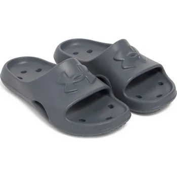 Pánské pantofle Dětské nazouváky Under Armour LOCKER V SL šedé 3028732-025 - EUR 33,5 | UK 1,5 | US 2