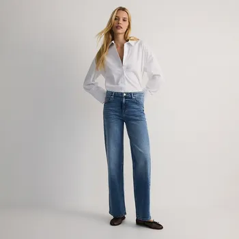 Dámské džíny Reserved - Džíny straight leg - modrá - YT188-55J - YT188-55J-38