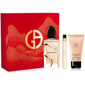 Dámský parfém Giorgio Armani Giorgio Armani Si, Parfumovaná voda 100ml + Parfumovaná voda 10ml + 50ml Tělové mléko Pre ženy Parfémovaná voda