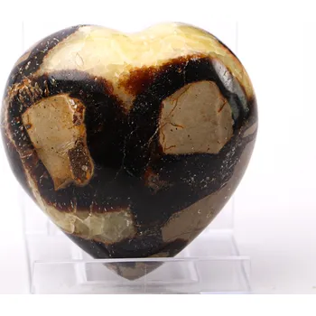 Drahý kámen Magieprirody.cz Srdce Septárie 69 x 70 mm 279 g přírodní kámen #D305