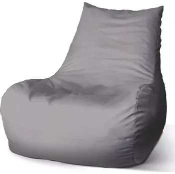 Sedací pytel Sedací vak Bean Šedá - Sablio - 60 x 70 x 70 cm