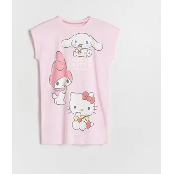 Dívčí spodní prádlo Reserved - GIRLS` NIGHTDRESS - pastelově růžová - 620EB-03X - 620EB-03X-U13