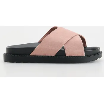 Dámské pantofle Reserved - Pantofle se širokými pásky - růžová - 347CR-30X - 347CR-30X-40