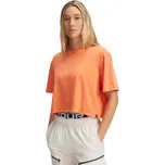 Dámské tričko s krátkým rukávem Under Armour RIVAL WASH SS TEE W oranžové 1389724-847 - S | UK 6,5 | US 9
