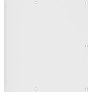 Slunečník vidaXL Balkonová zástěna 90 x 600 cm 100% polyester oxford [42335] Barva: Bílá