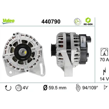 Autoelektrika generátor VALEO 440790
