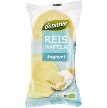 Rýžový chlebíček Dennree Chlebíčky rýžové s jogurtem 100g bio