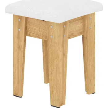 Max-i Taburet M-4 Zvolte barvu:: dub sonoma, Materiál: koženka - káva