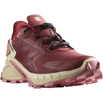 Dámská běžecká obuv Trailové běžecké boty Salomon Supercross 4 GTX Gore-tex W L47316800 Cow Hide/Syrah/Blush 25/26 38 2/3