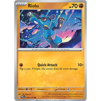 Sběratelská karetní hra Pokémon TCG Riolu 050/131 - Reverse Holo