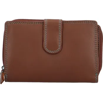 Peněženka Dámská kožená peněženka hnědá - Bellugio Berenike hnědá