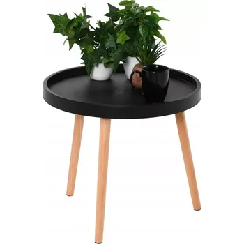 Konferenční stolek Skandinávský konferenční stolek 50 cm - černý