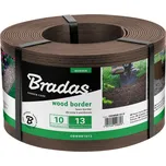 Bradas Trávníkový lem WOOD BORDER 130mm/10m hnědý