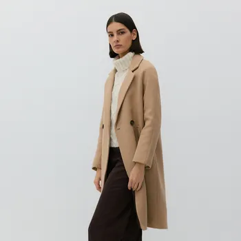 Reserved - Kabát s vlnou Manteco - béžová - 664AY-08M - 664AY-08M-L