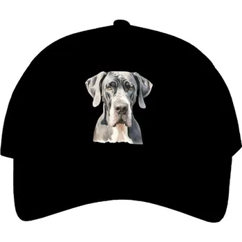 Kšiltovka Kšiltovka s potiskem Modrá doga hlava