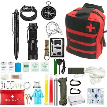 Lékárnička DRAGOWA Tactical lékárnička Fjord, červená