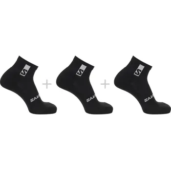Pánské ponožky Ponožky Salomon Everyday Ankle 3-Pack LC2086600 black/black/black 25/26 39-41