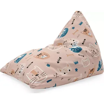 Sedací pytel Sedací vak Triangl Roztomilá zvířátka: 120 x 100 x 100 cm - Sablio