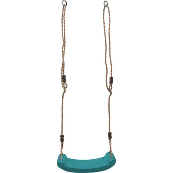 Dětská houpačka 4iQ Houpačka plastová tyrkysová na dětská hřiště 42cm