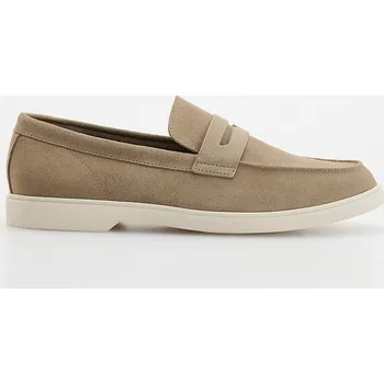 Dámské mokasíny Reserved - Kožené mokasíny - béžová - 188CR-08X - 188CR-08X-40
