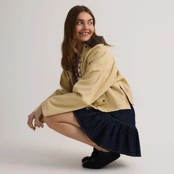 Dámská sukně Reserved - Dřínová mini sukně - tmavomodrá - 9294H-59J - 9294H-59J-XL