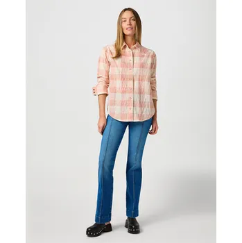 Dámské džíny Wrangler dámské džíny FLARE 112362671 Modrá W29/L32