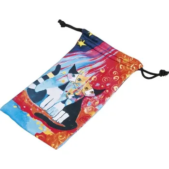 Pytlík na mobil, brýle Rosina Wachtmeister - Spolu kočky (Pouzdro na mobil s kočkami)