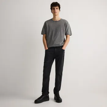 Reserved - Džíny slim se sepraným efektem - černý - YQ404-99J - YQ404-99J-36