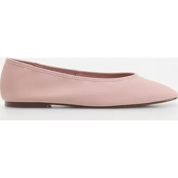 Dámské baleríny Reserved - Kožené baleríny - pastelově růžová - 486CP-03X - 486CP-03X-38