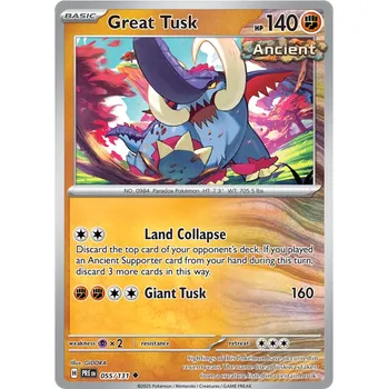 Sběratelská karetní hra Pokémon TCG Great Tusk 055/131