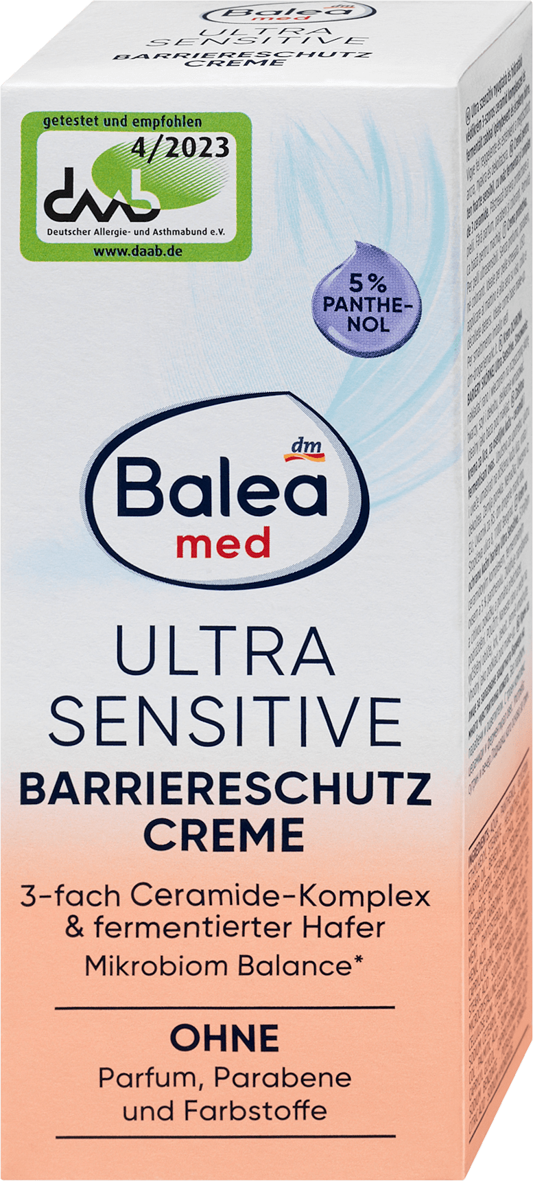 Balea med Ultra Sensitive krém na ochranu kožní bariéry