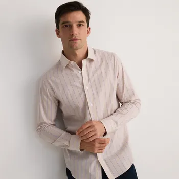 Reserved - Proužkovaná košile slim fit - vícebarevná - 172EG-MLC - 172EG-MLC-L