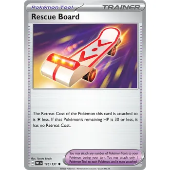 Sběratelská karetní hra Pokémon TCG Rescue Board 126/131