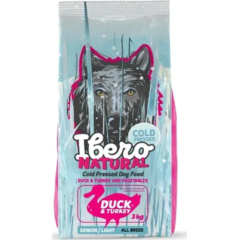 Krmivo pro psa Ibero COLD PRESSED Senior duck/turkey (kachna a krůta) 3kg