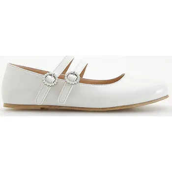 Dámská obuv Reserved - Baleríny z imitace kůže - bílá - 623DL-00X - 623DL-00X-39